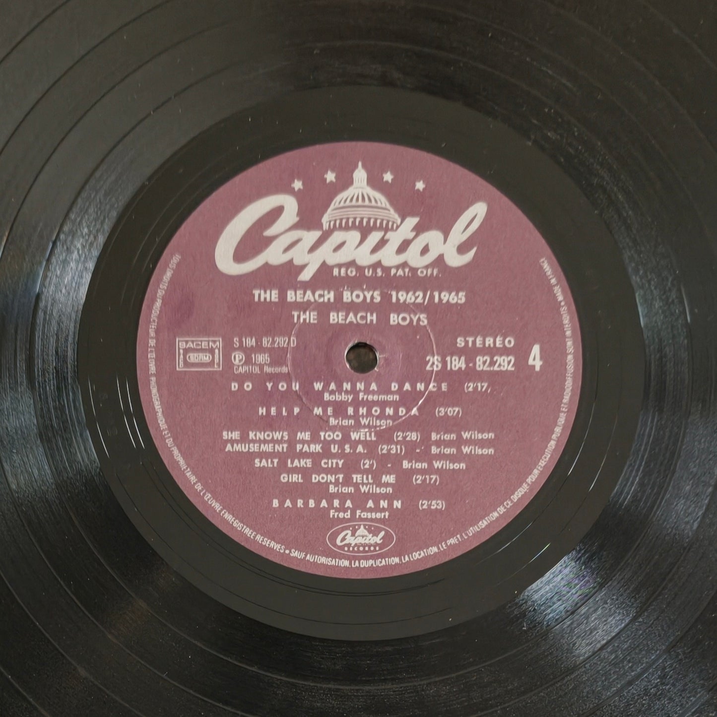 THE BEACH BOYS - 62/65