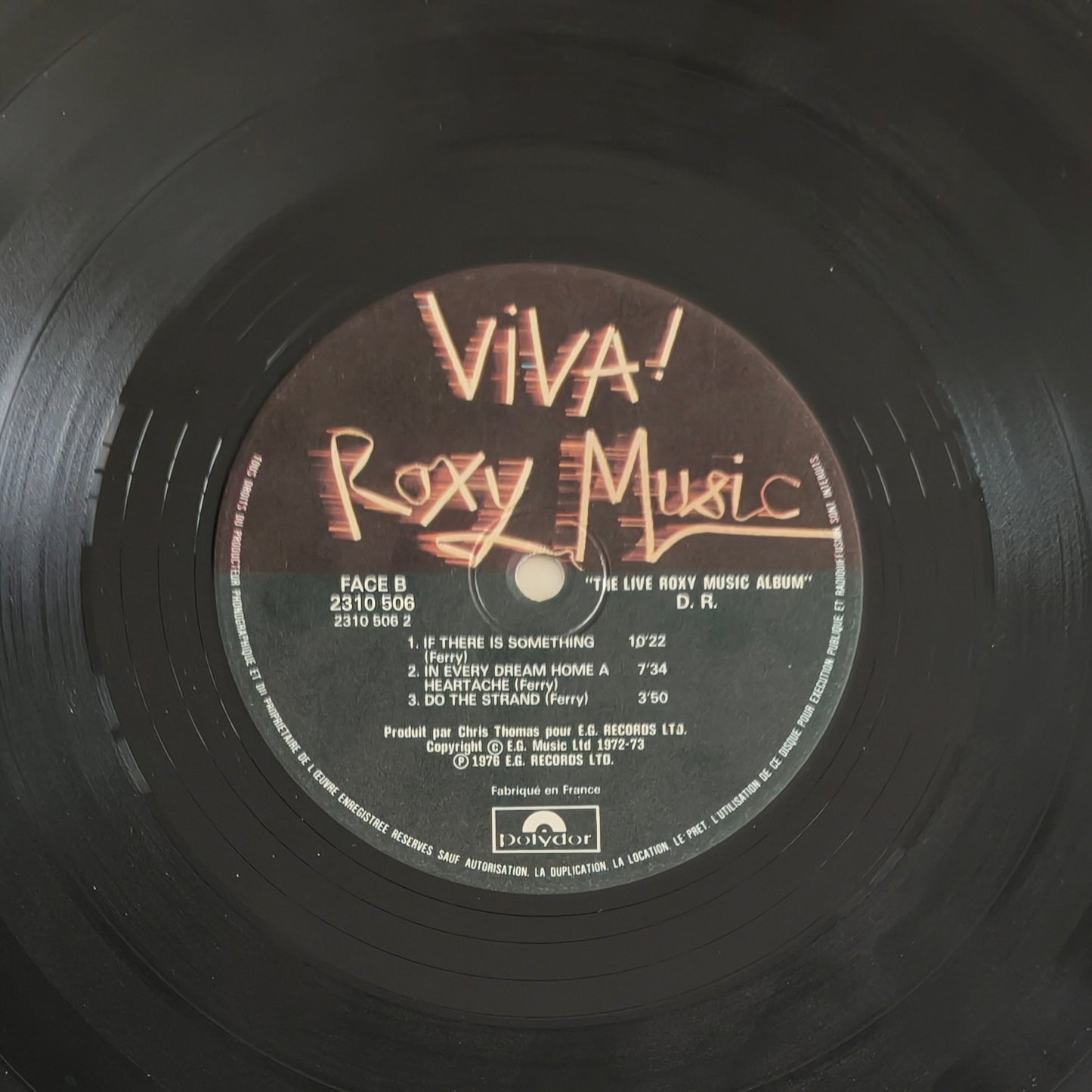 ROXY MUSIC - Viva! The Live Roxy Music Album