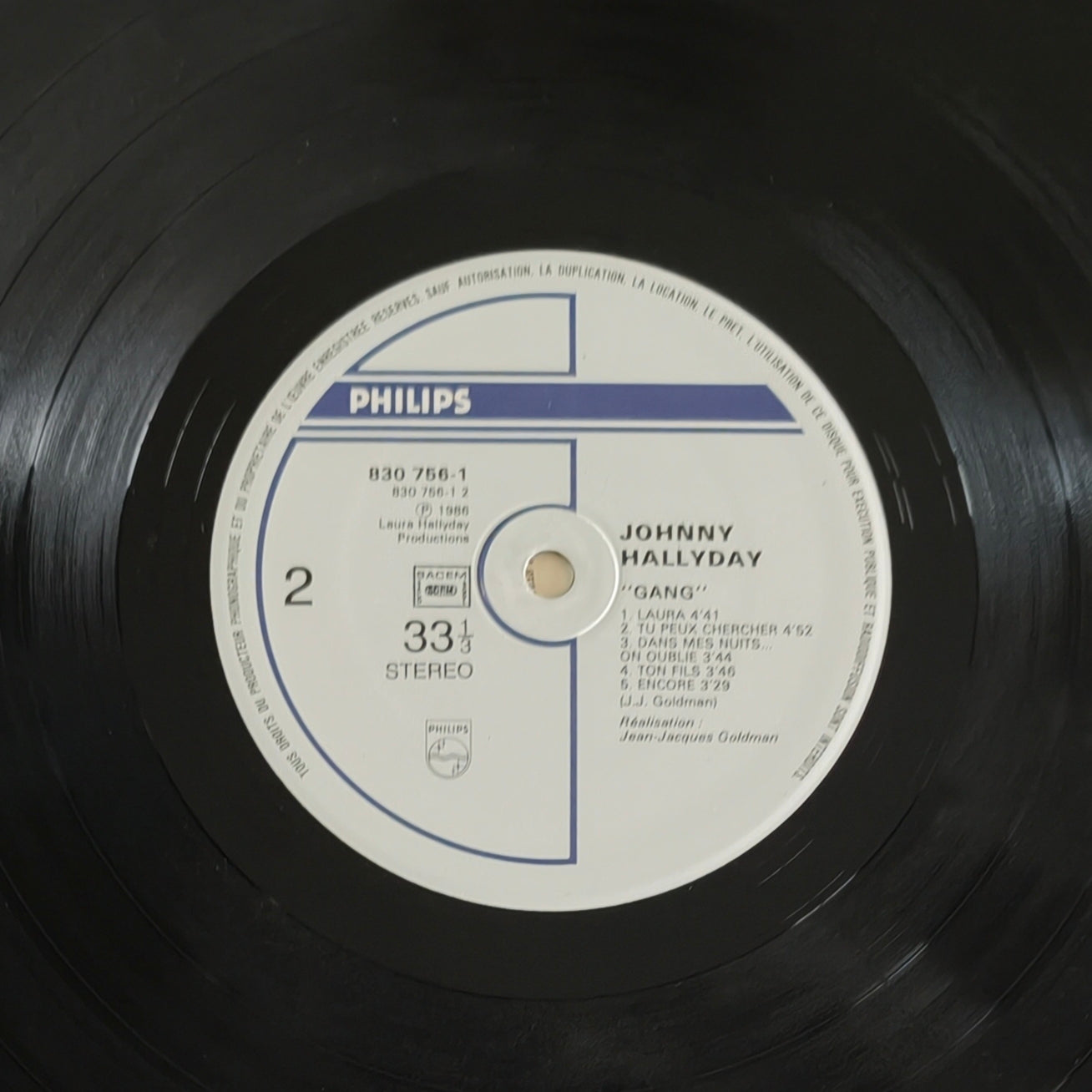 JOHNNY HALLYDAY - Gang