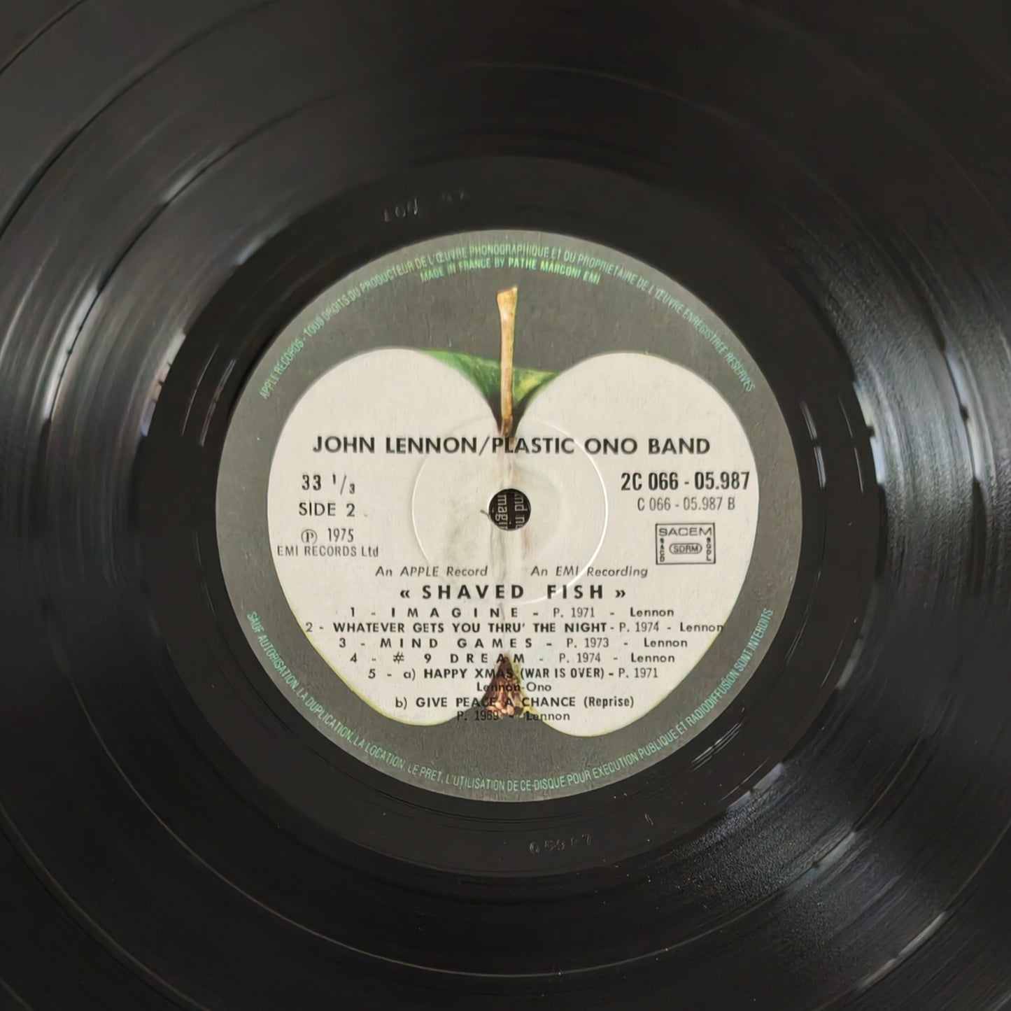 JOHN LENNON / PLASTIC ONO BAND - Shaved Fish