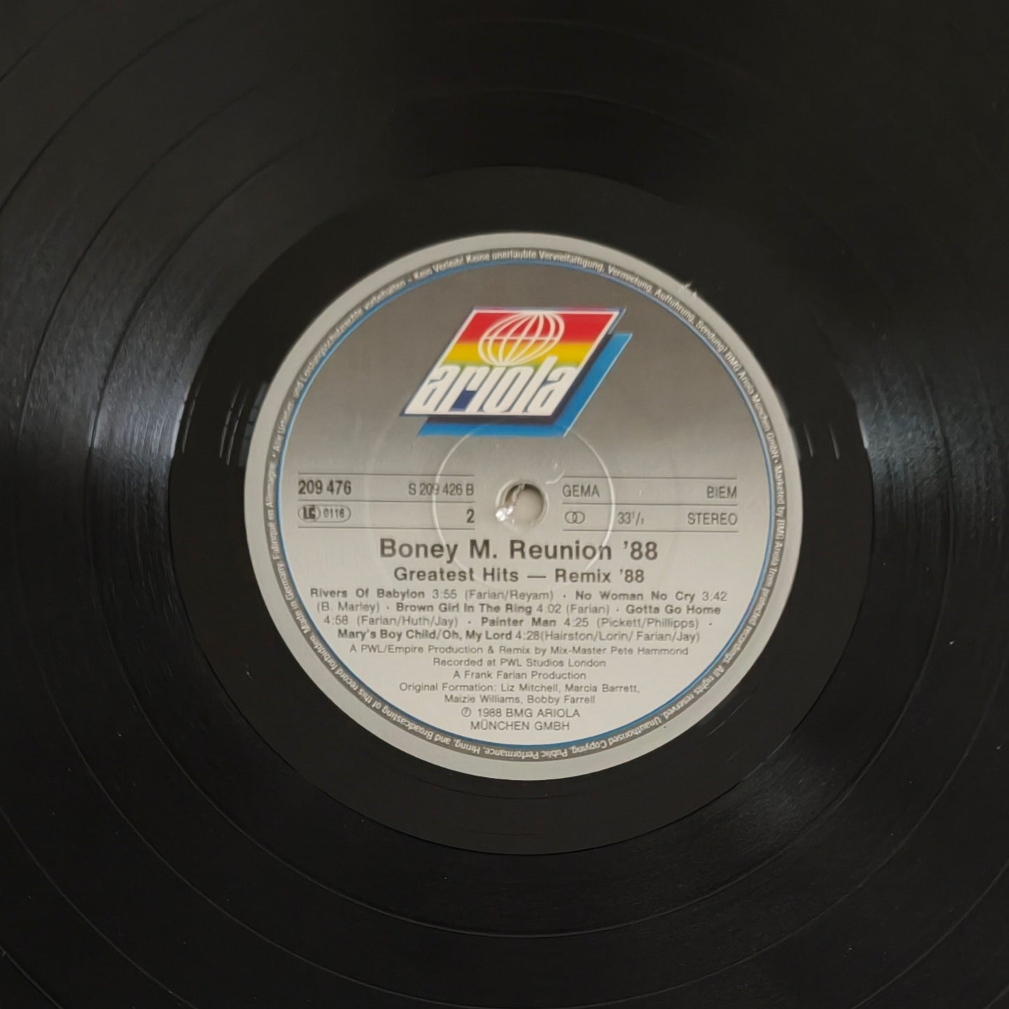 BONEY M - Greatest Hits Of All Times - Remix '88