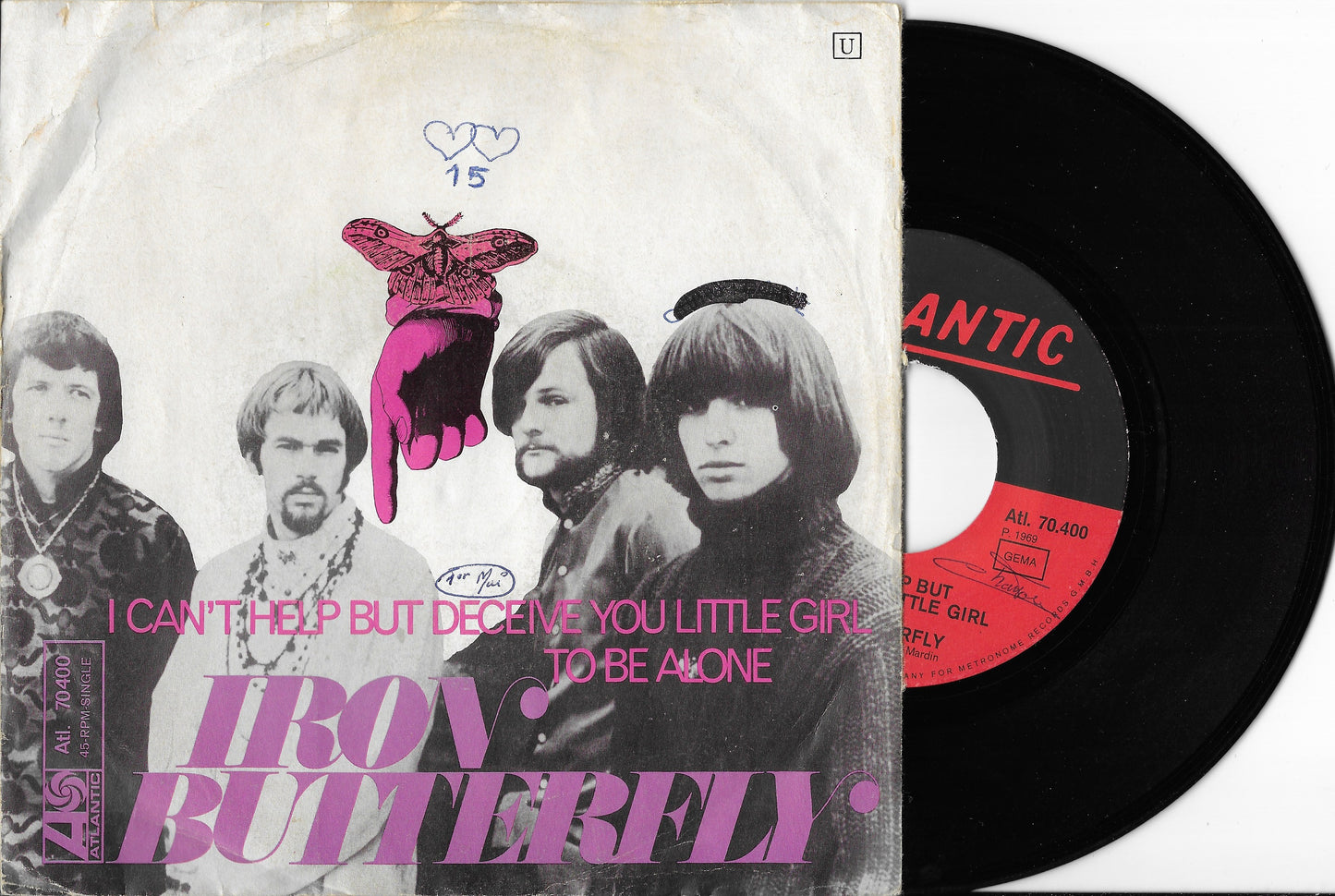 IRON BUTTERFLY - I Can't Help But Deceive You Little Girl / To Be Alone