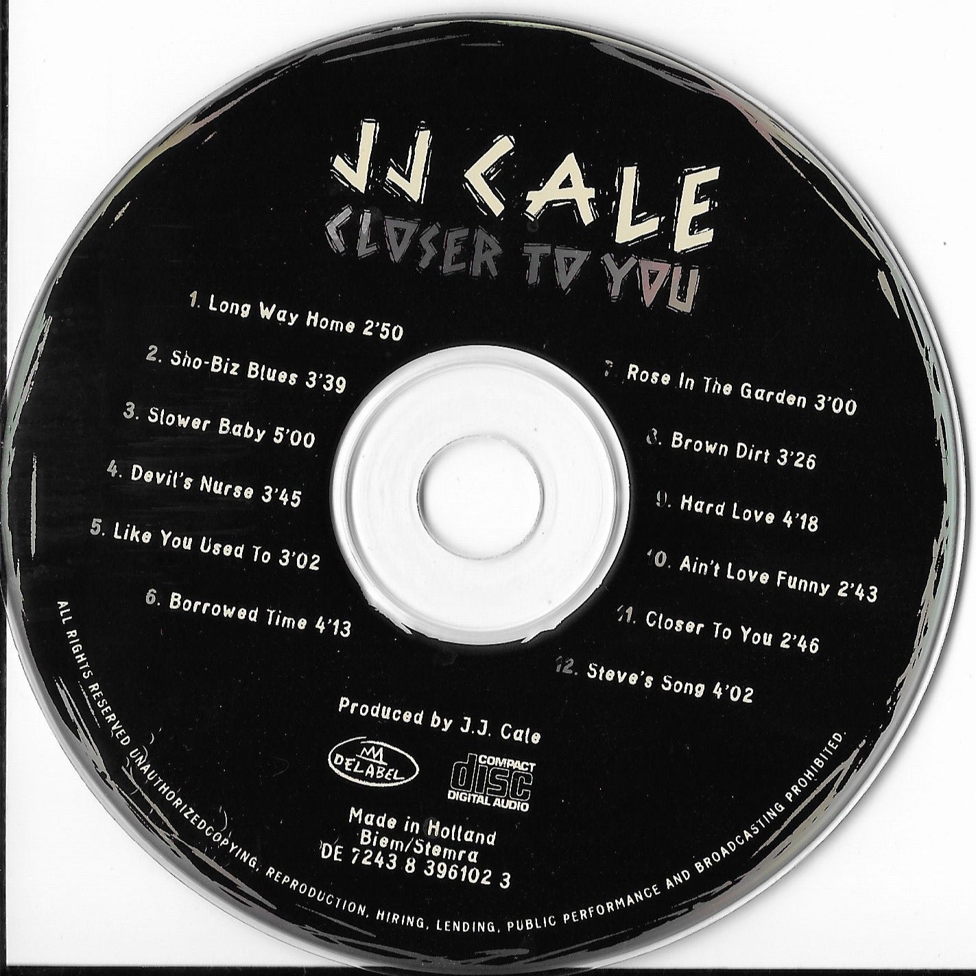J.J. CALE - Closer To You