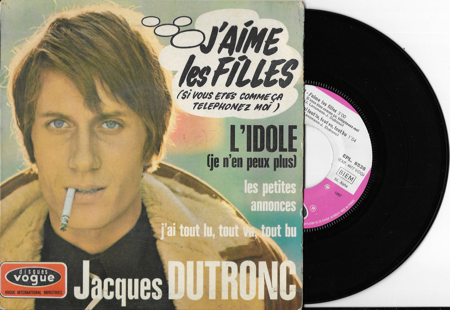 JACQUES DUTRONC - J'aime Les Filles (Si Vous Etes Comme Ça Téléphonez Moi)