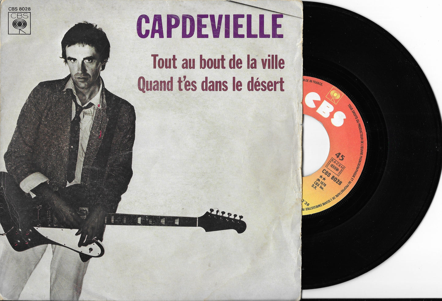 JEAN PATRICK CAPDEVIELLE - Tout Au Bout De La Ville / Quand T'es Dans Le Désert
