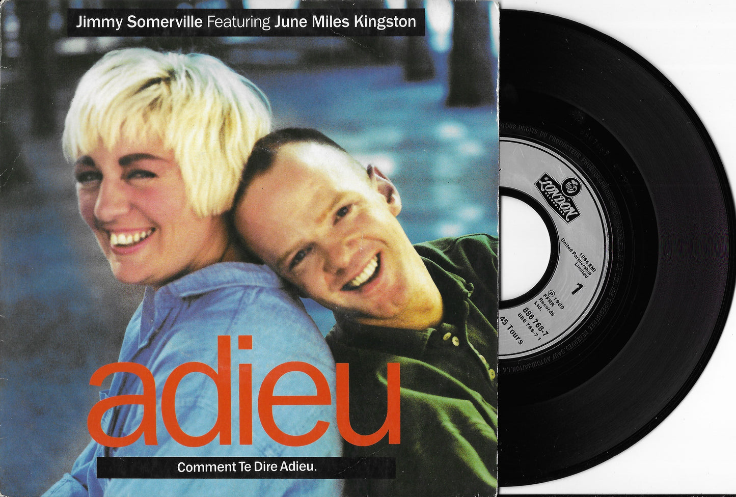 JIMMY SOMERVILLE feat. JUNE MILES KINGSTON - Comment Te Dire Adieu