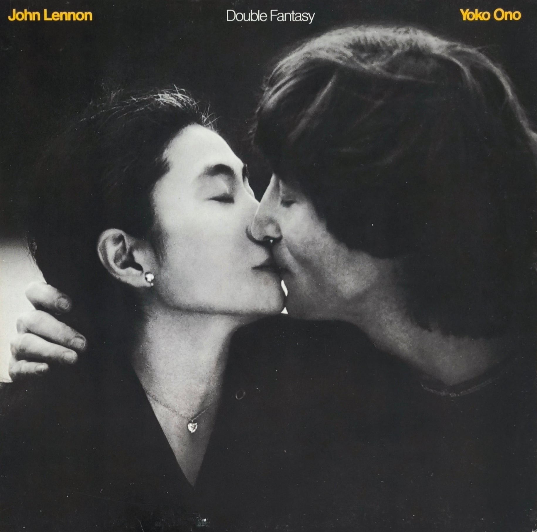 洋楽 John & Yoko Love & Peace Message Flexi JOHN LENNON & YOKO ONO - Double Fantasy - Disque Vinyle 33 tours