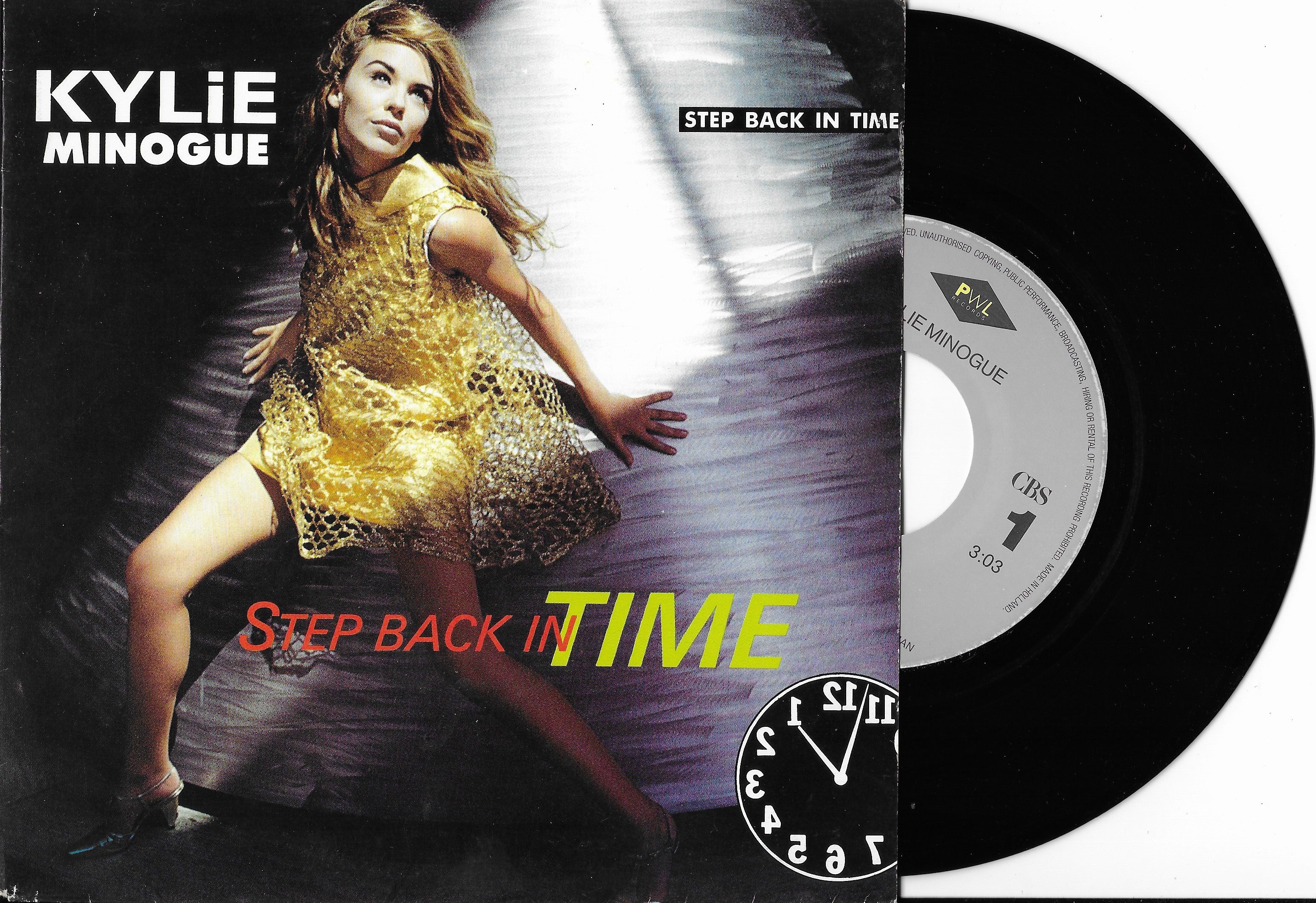 Disque Vinyle 45 tours Occasion - KYLIE MINOGUE - Step Back In Time