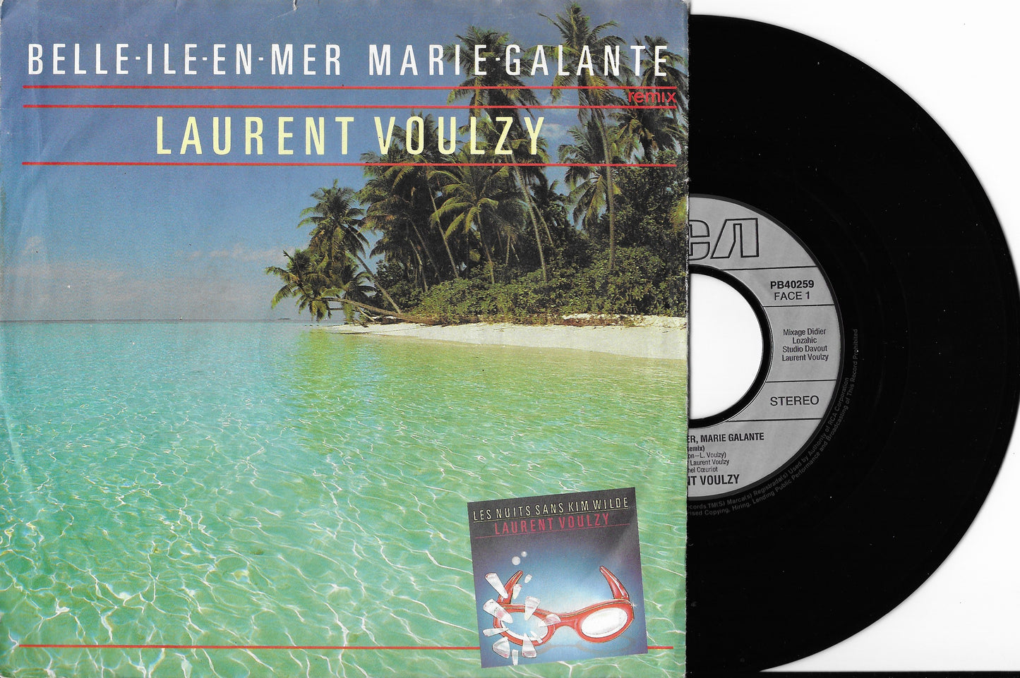 LAURENT VOULZY - Belle-Ile-En-Mer Marie-Galante (Remix) / Les Nuits Sans Kim Wilde