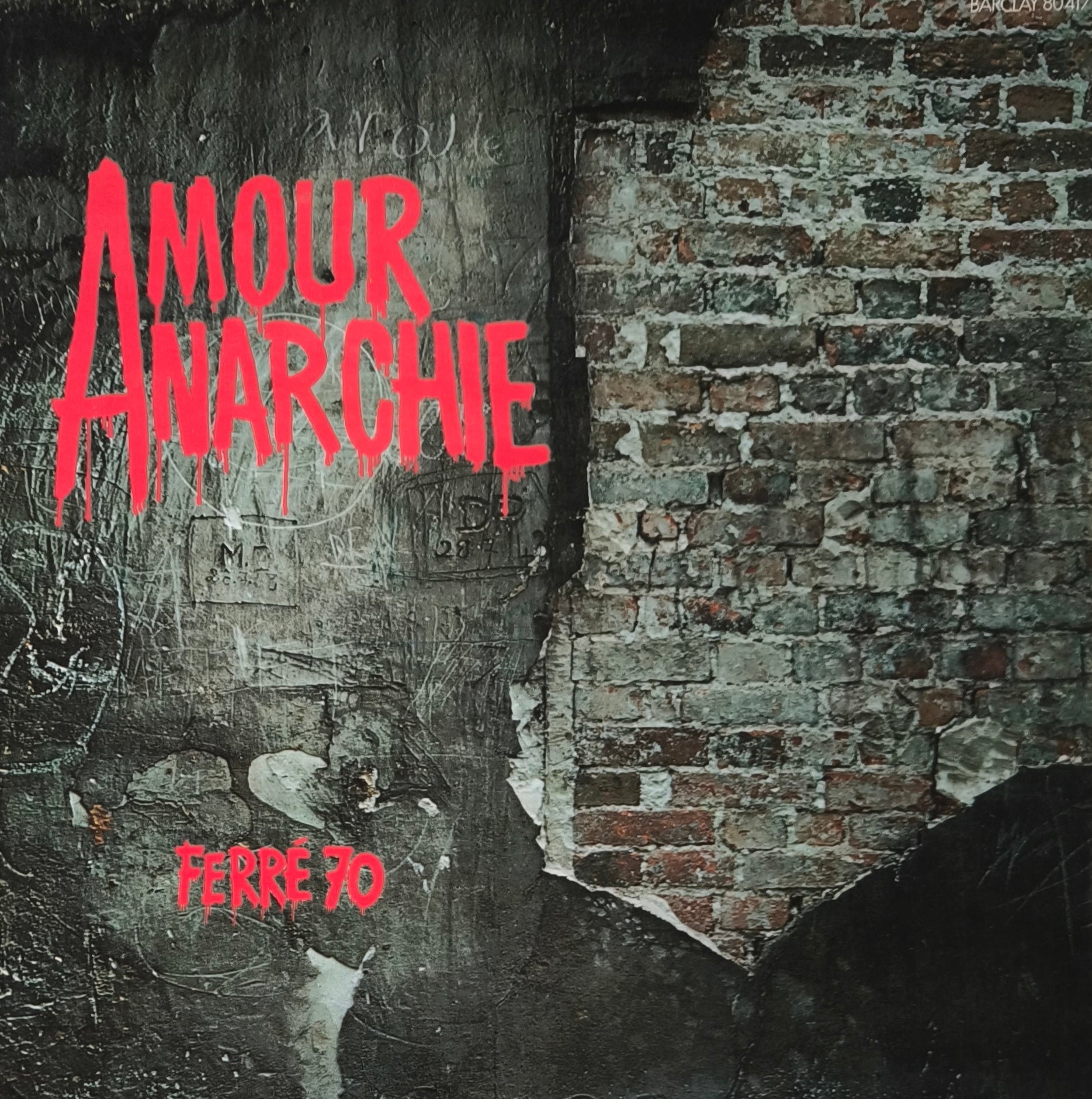 Disque Vinyle 33 tours Occasion - LEO FERRE - Amour Anarchie Ferré