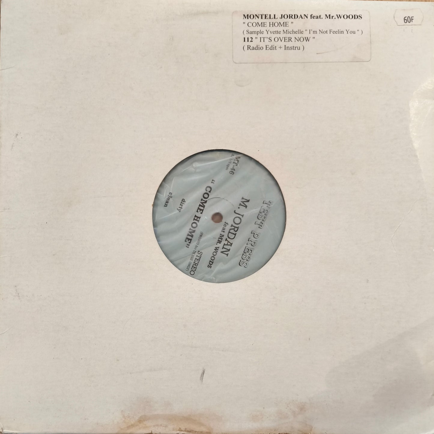 MONTELL JORDAN / 112 - Come Home / It's Over Now