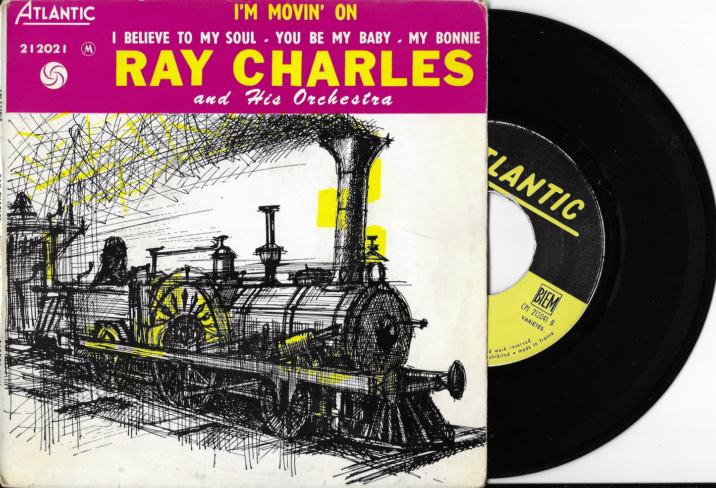 RAY CHARLES AND HIS ORCHESTRA - I'm Movin' On