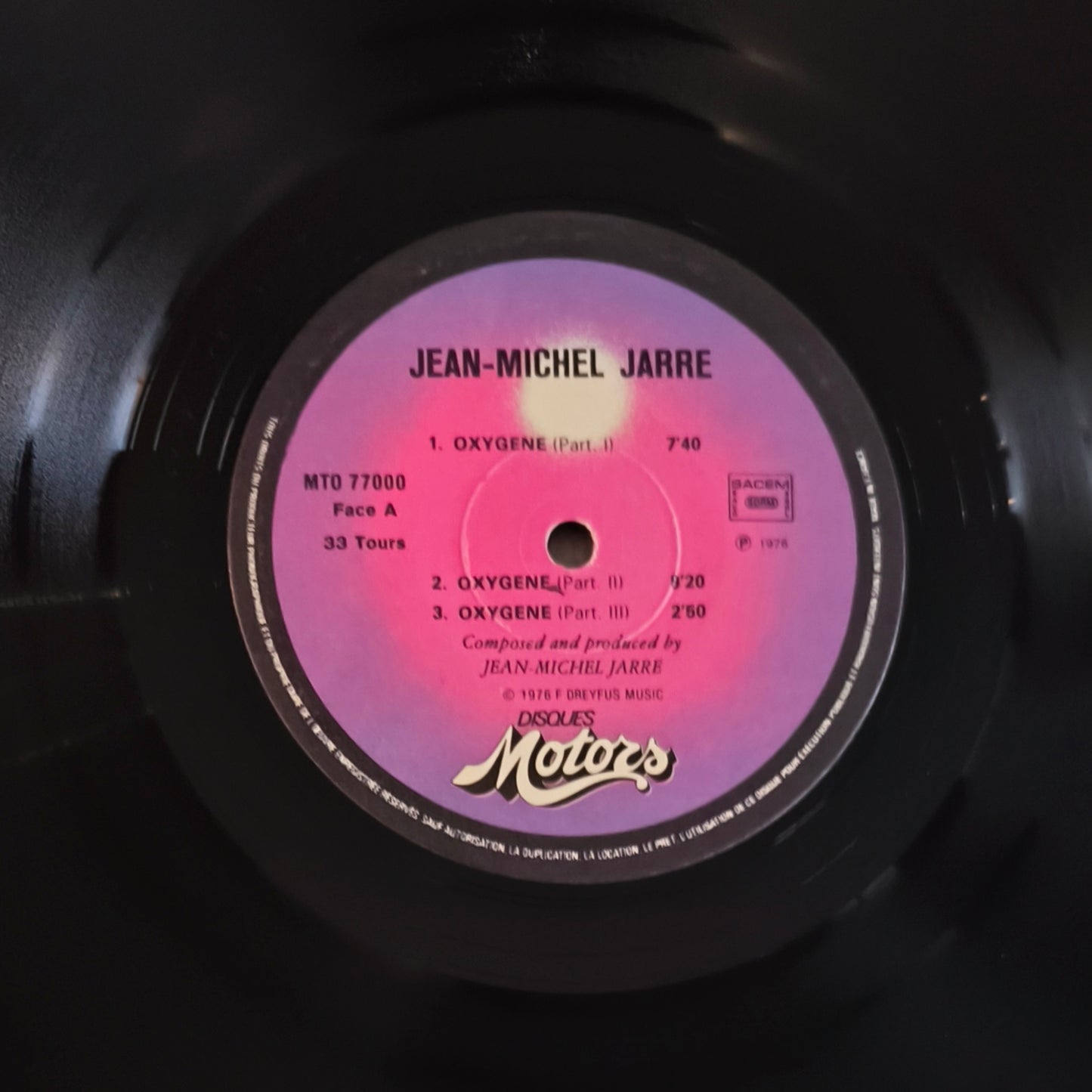 JEAN MICHEL JARRE - OXYGENE