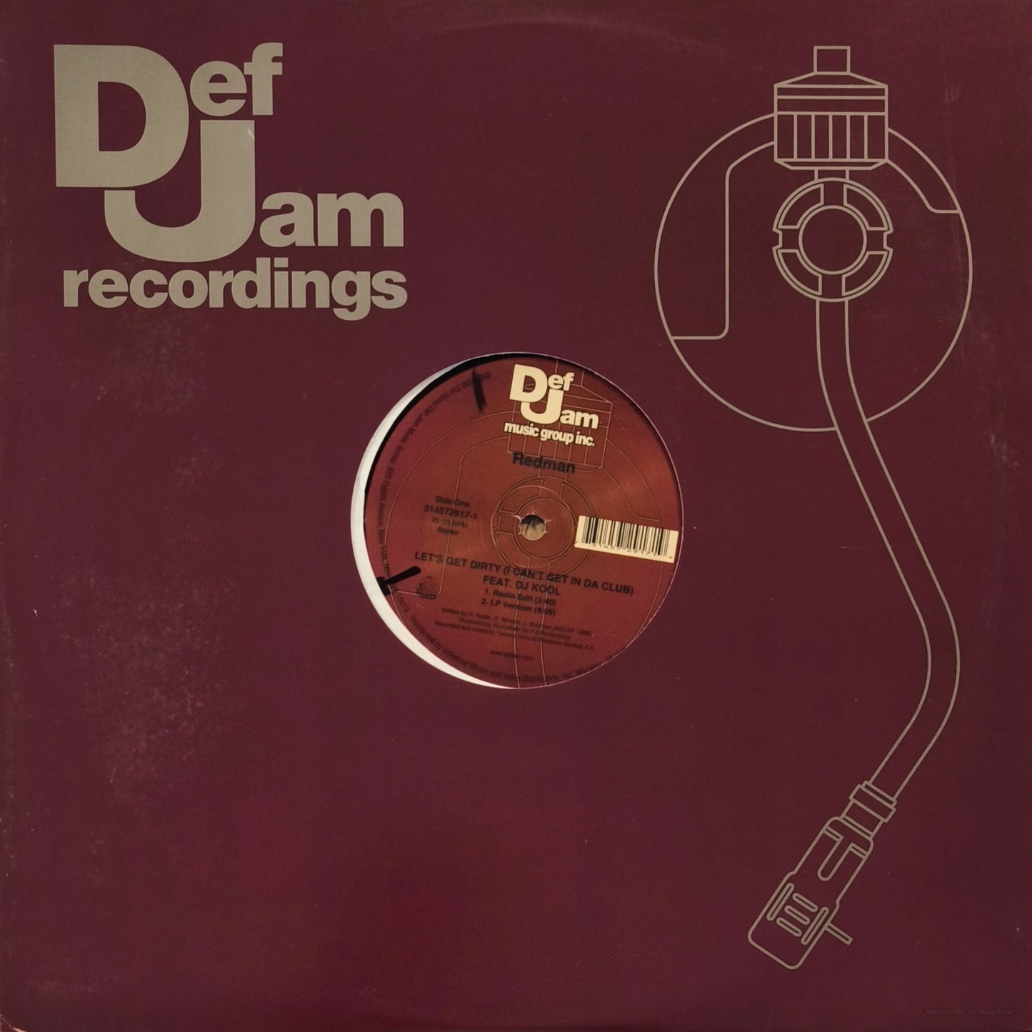 REDMAN Feat. DJ KOOL - Let's Get Dirty (I Can't Get In Da Club)