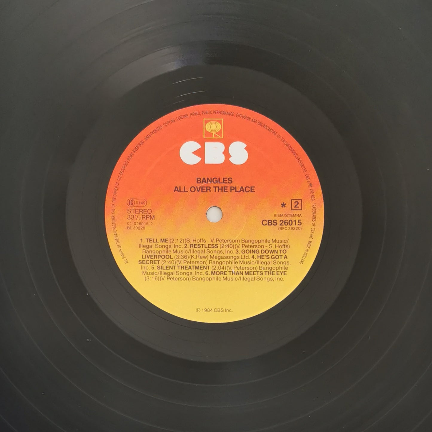 BANGLES - All Over The Place