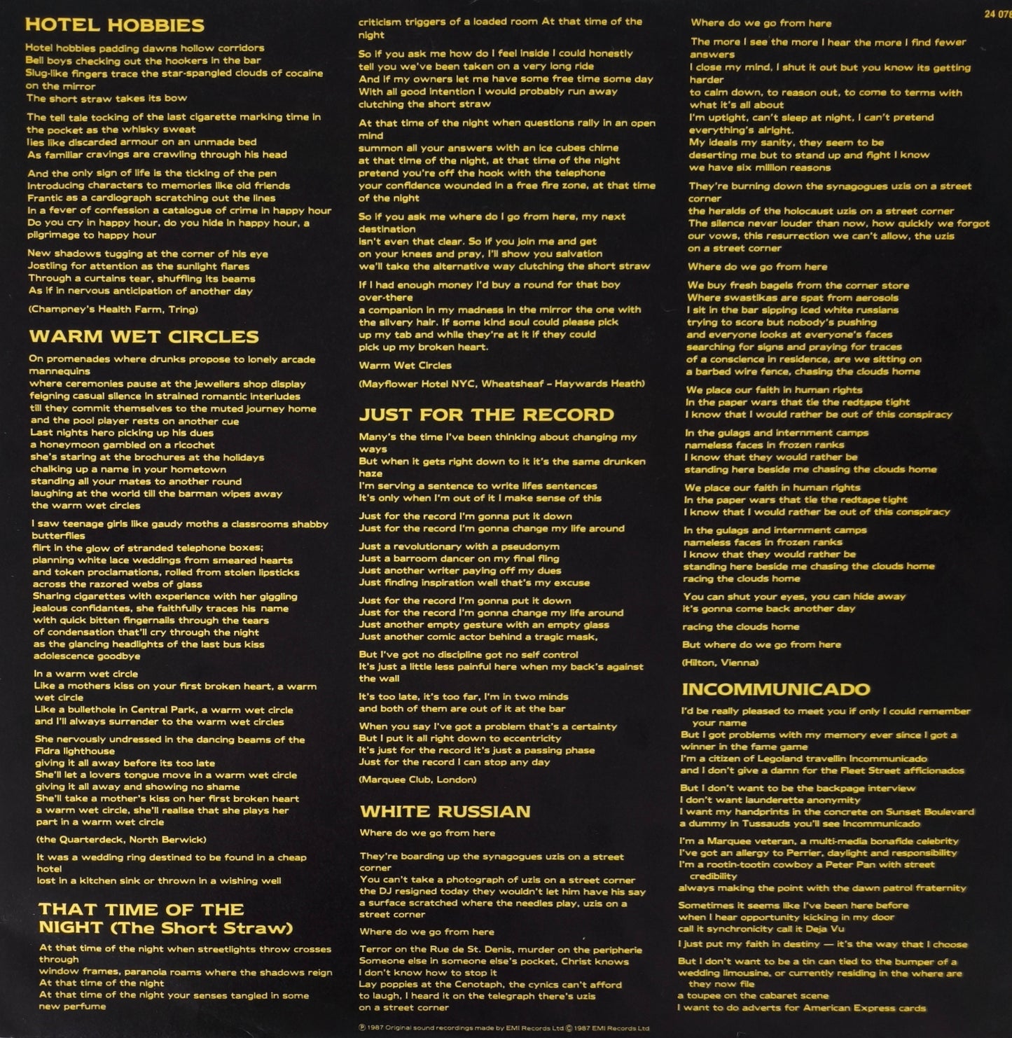 MARILLION - Clutching At Straws