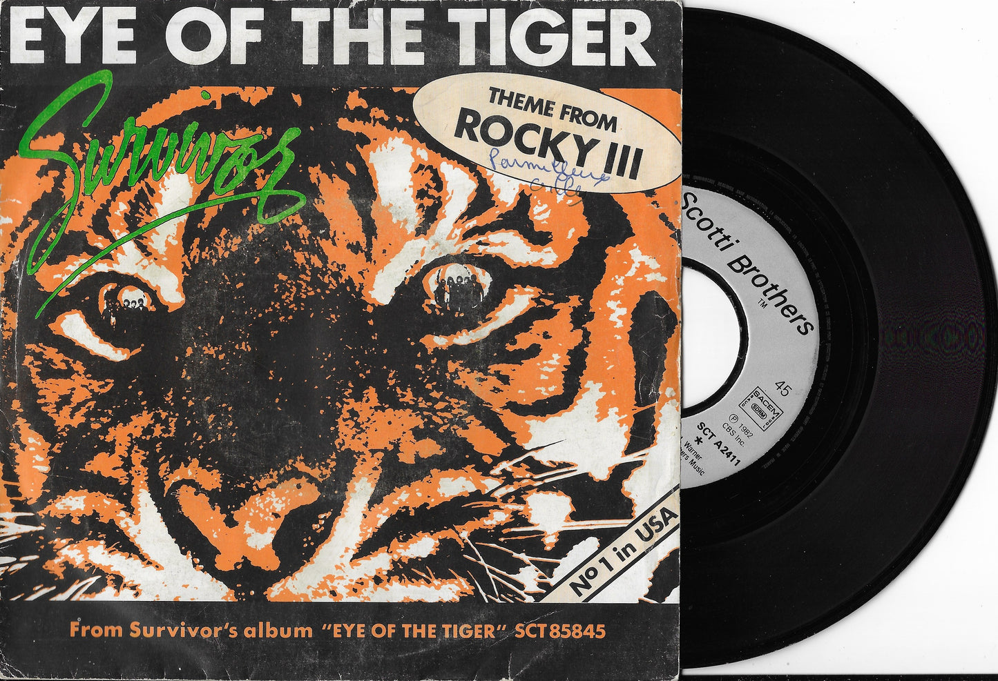 SURVIVOR - Eye Of The Tiger (Theme From Rocky III)