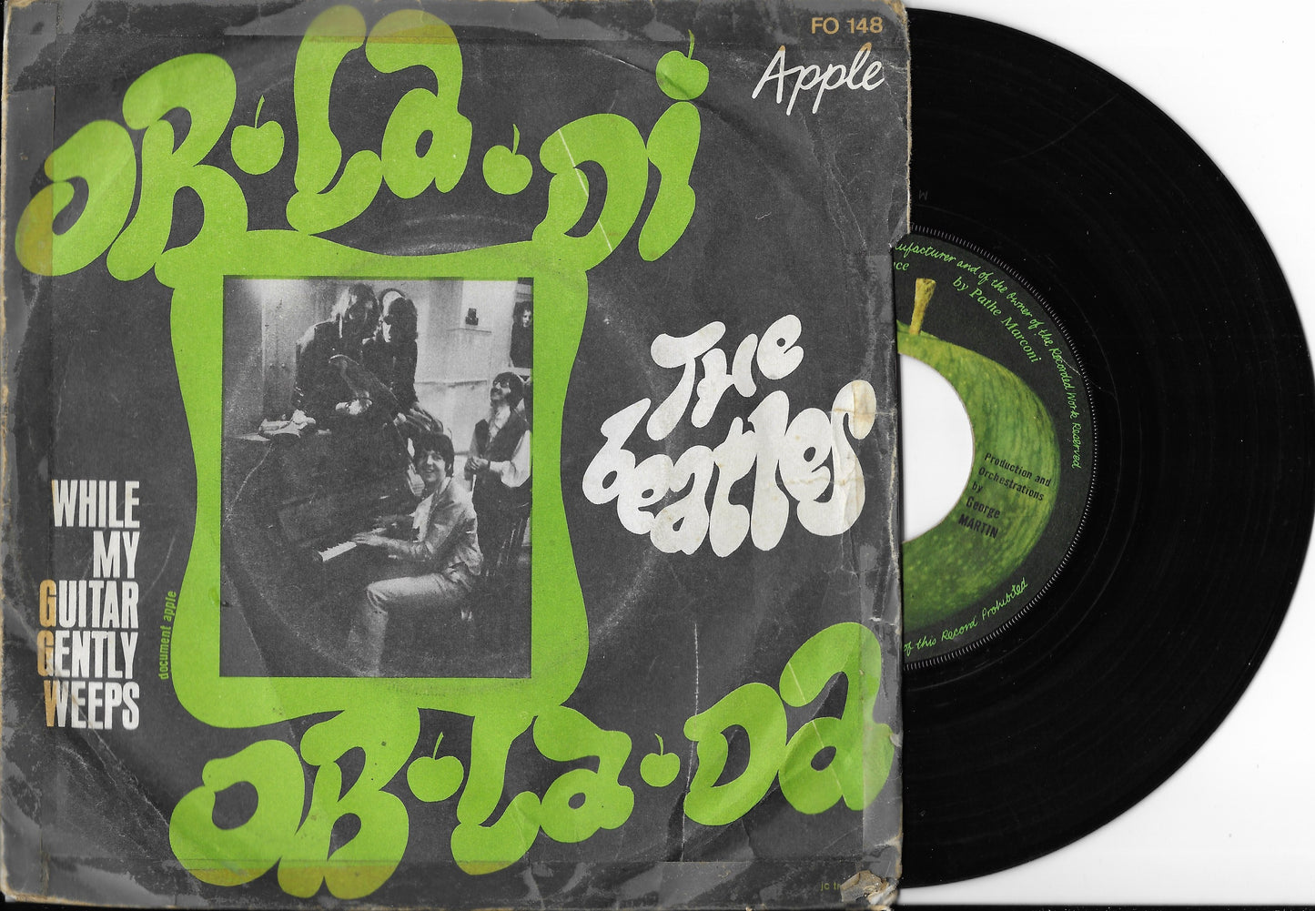 THE BEATLES - Ob-La-Di Ob-La-Da / While My Guitar Gently Weeps