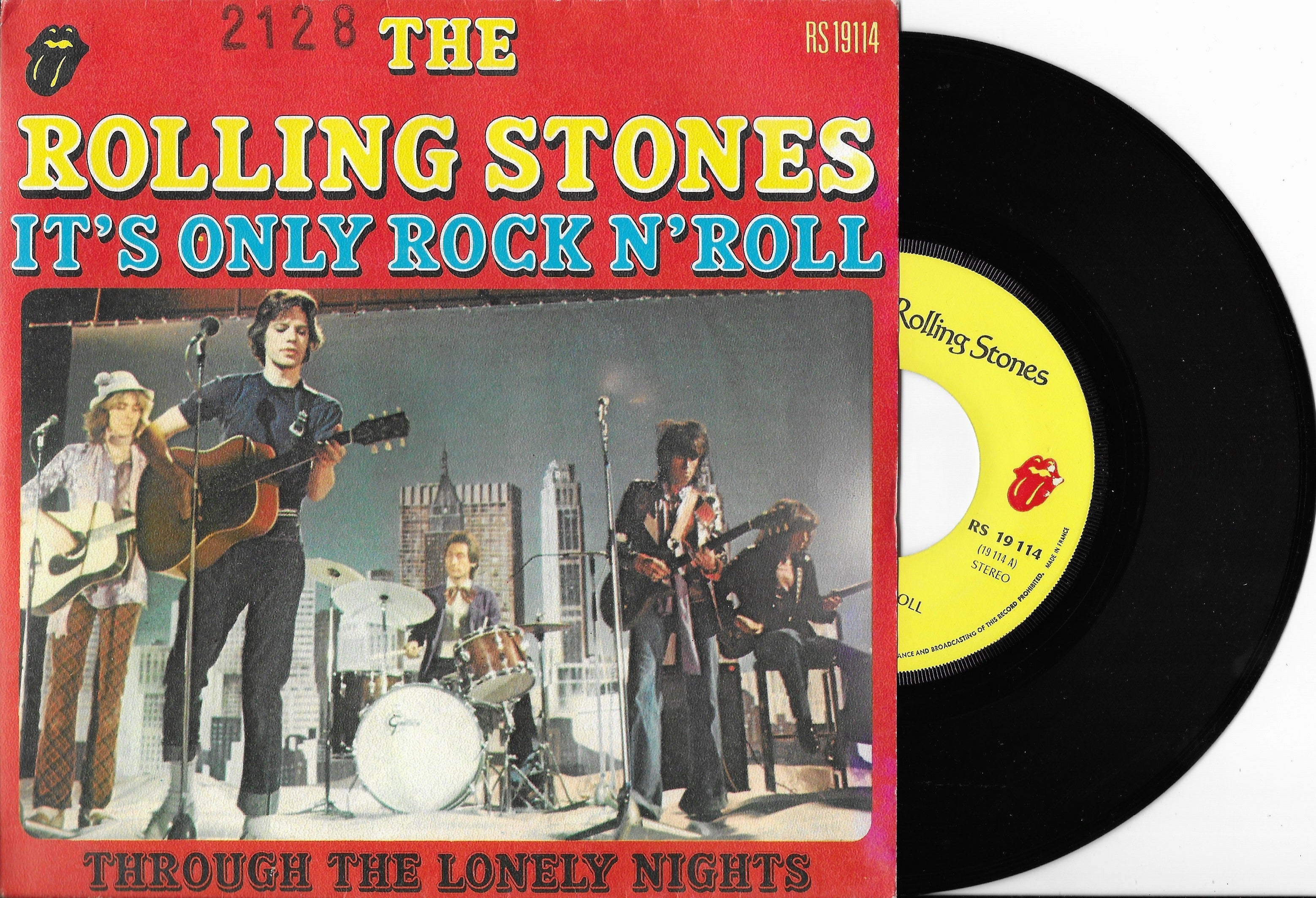 Disque Vinyle 45 tours Occasion - THE ROLLING STONES - It's Only Rock N