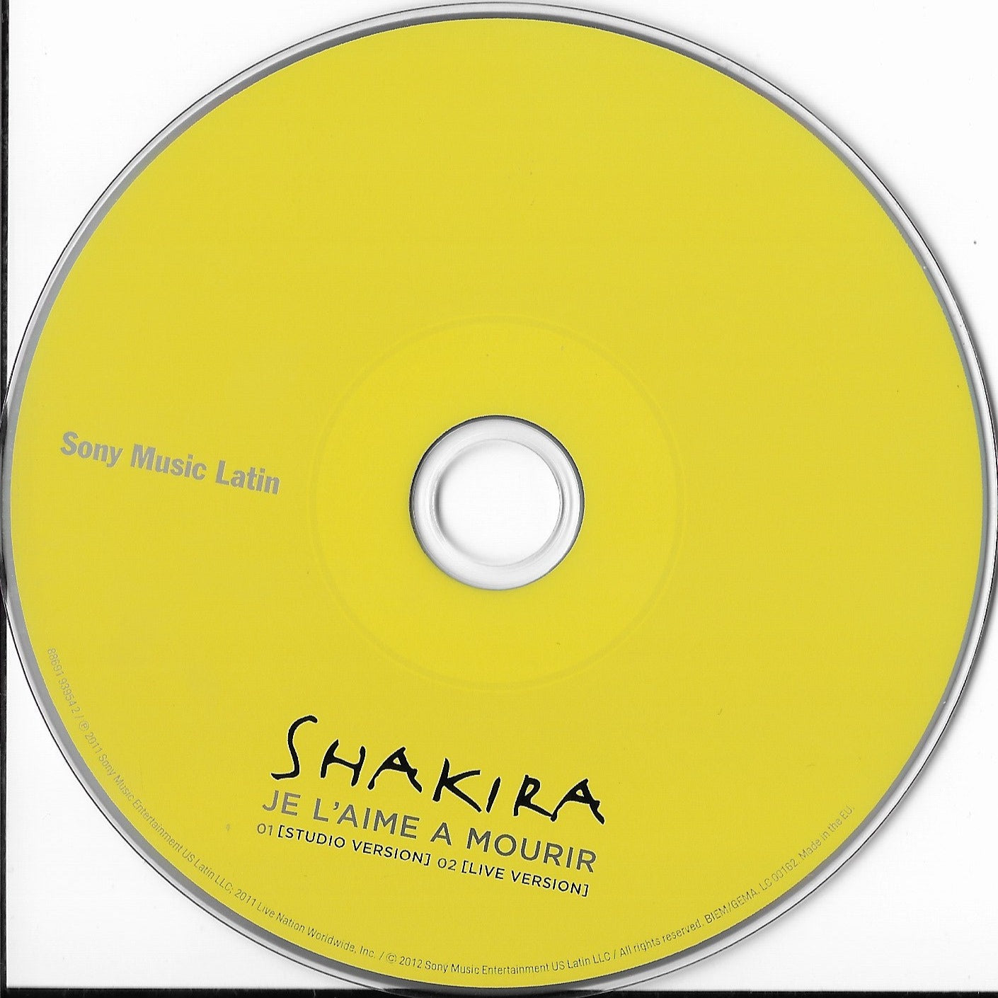 SHAKIRA - Je L'Aime A Mourir