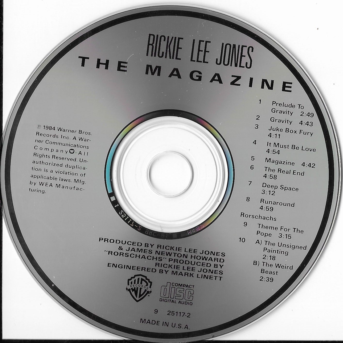 RICKIE LEE JONES - The Magazine