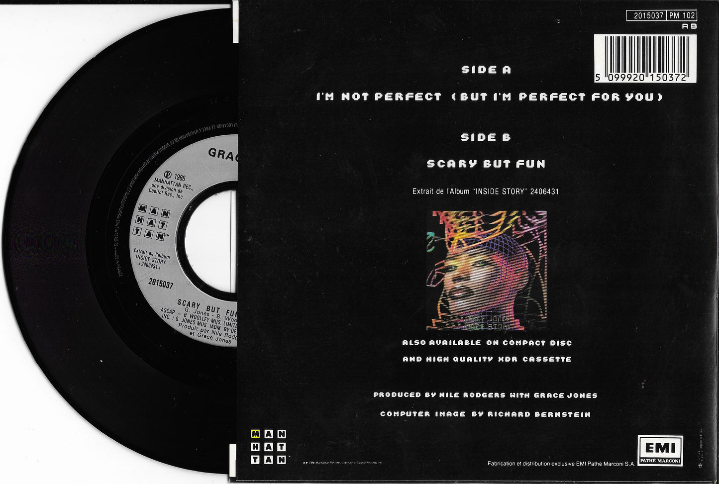 GRACE JONES - I'm Not Perfect (But I'm Perfect For You)