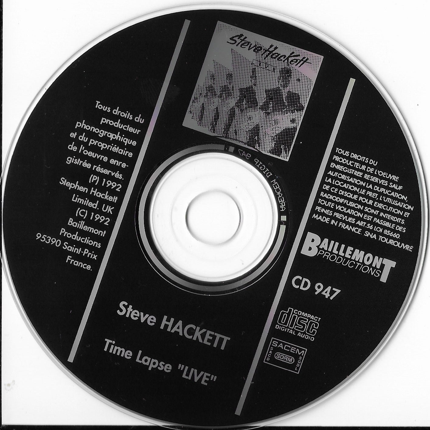 STEVE HACKETT - Time Lapse (Live)