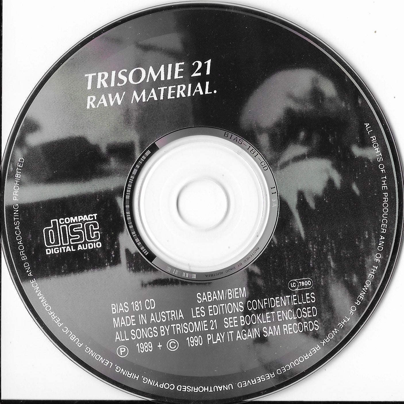 TRISOMIE 21 - Raw Material.