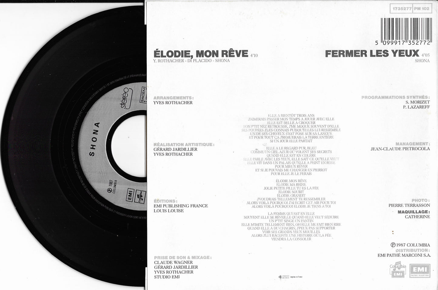SHONA - Elodie, Mon Rêve