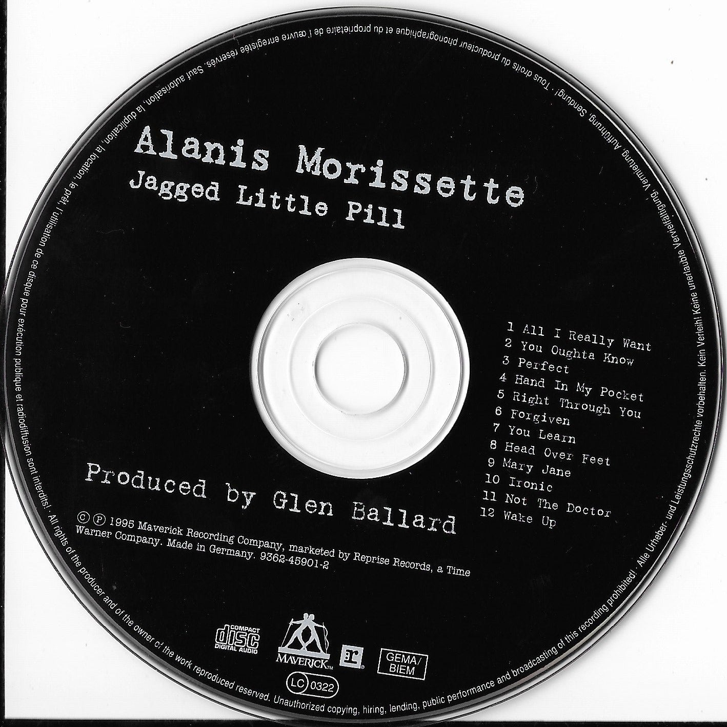 ALANIS MORISSETTE - Jagged Little Pill