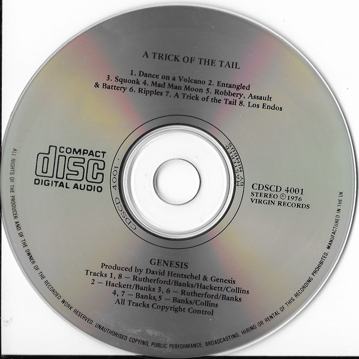 GENESIS - A Trick Of The Tail