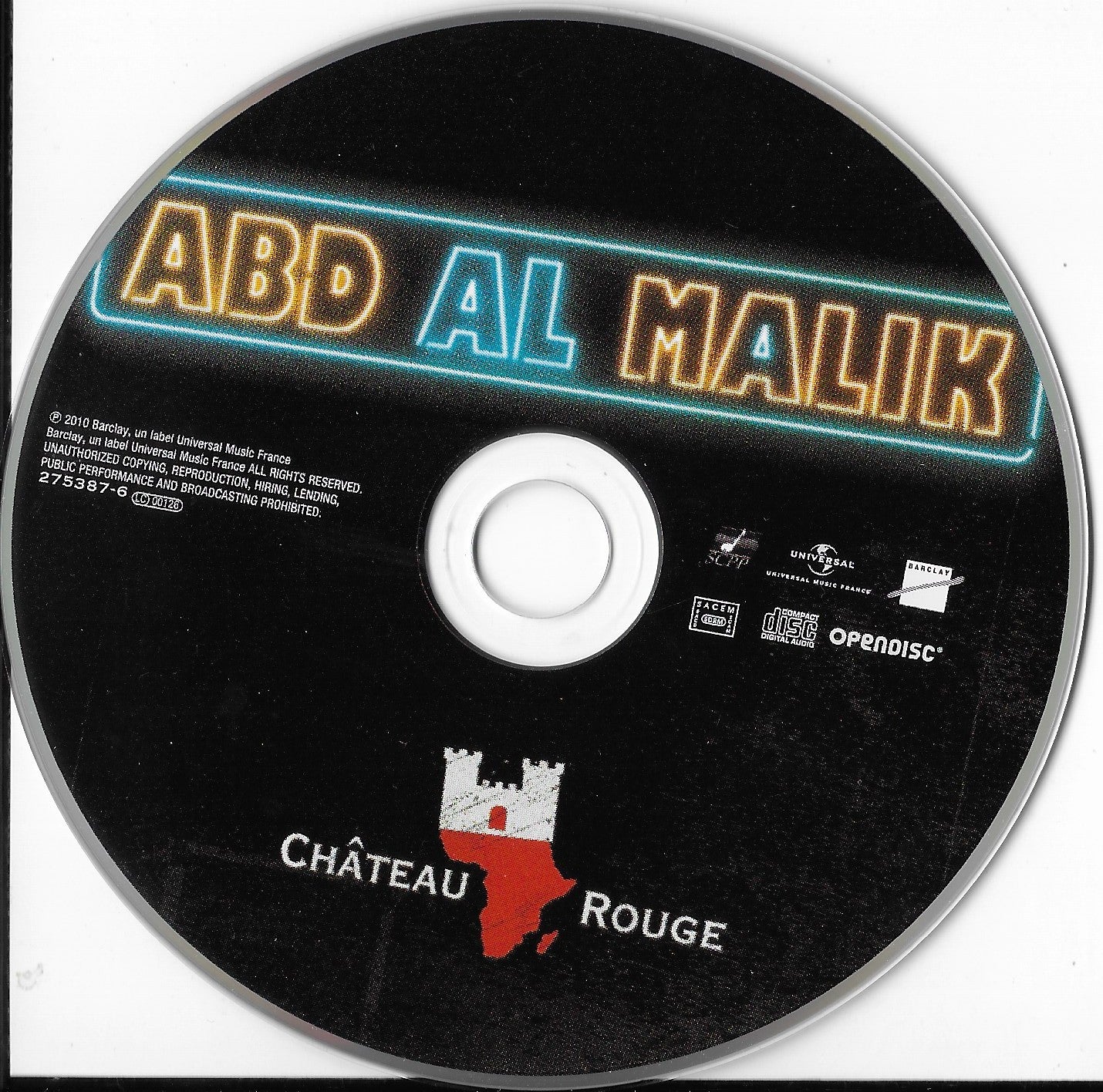 ABD AL MALIK - Château Rouge
