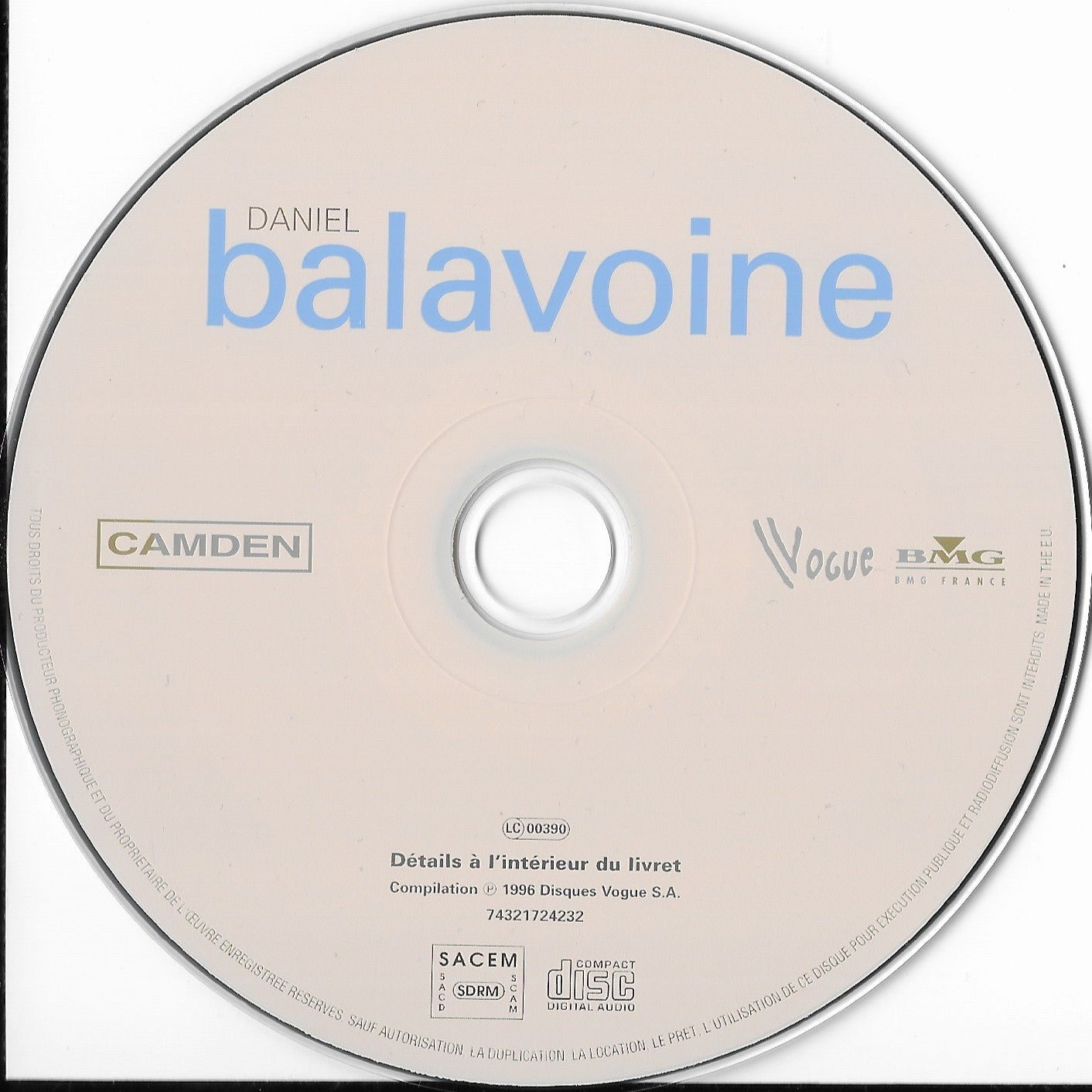 DANIEL BALAVOINE - Ses 7 Premières Compositions