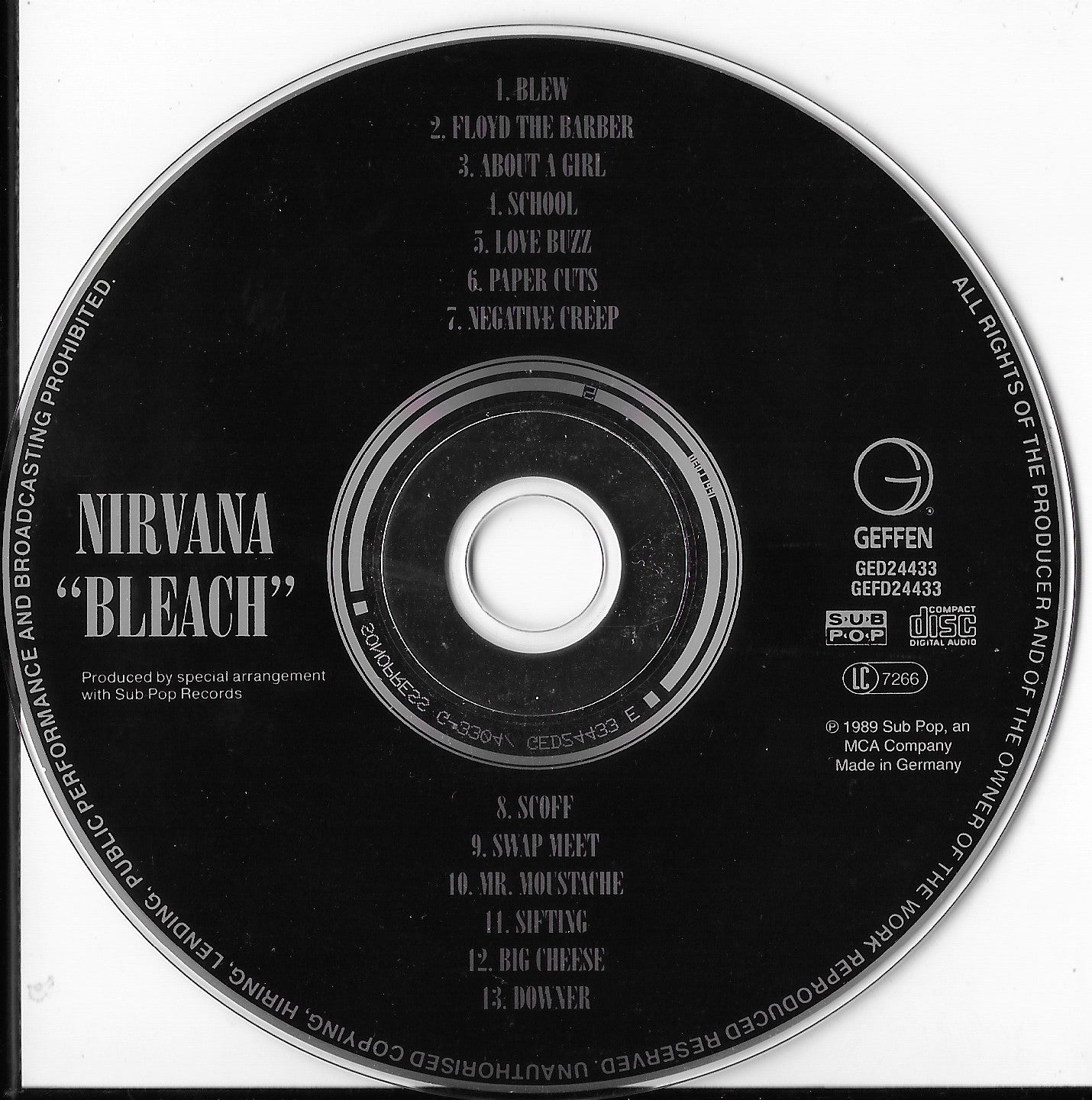NIRVANA - "Bleach"
