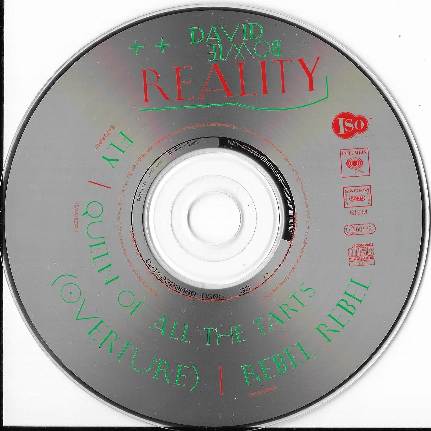 DAVID BOWIE - Reality (digipack)