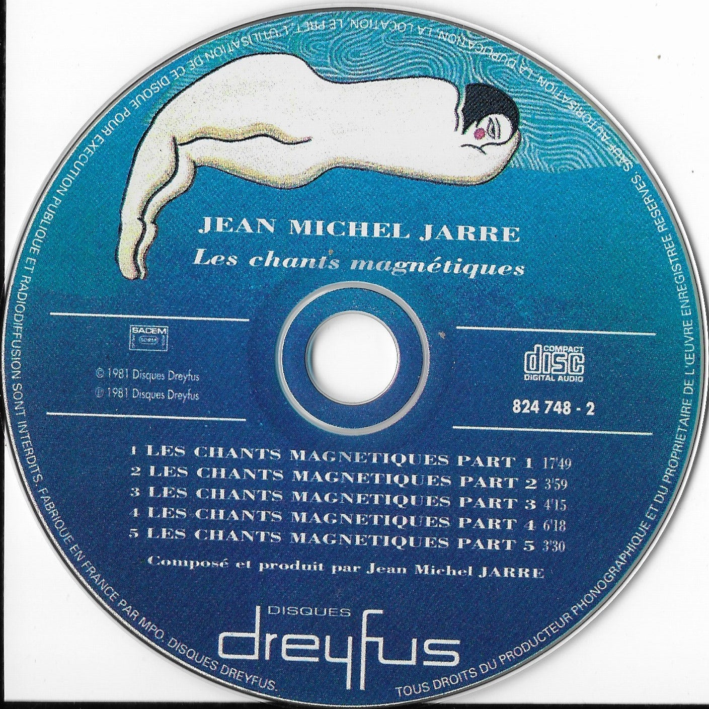 JEAN MICHEL JARRE - Les Chants Magnétiques
