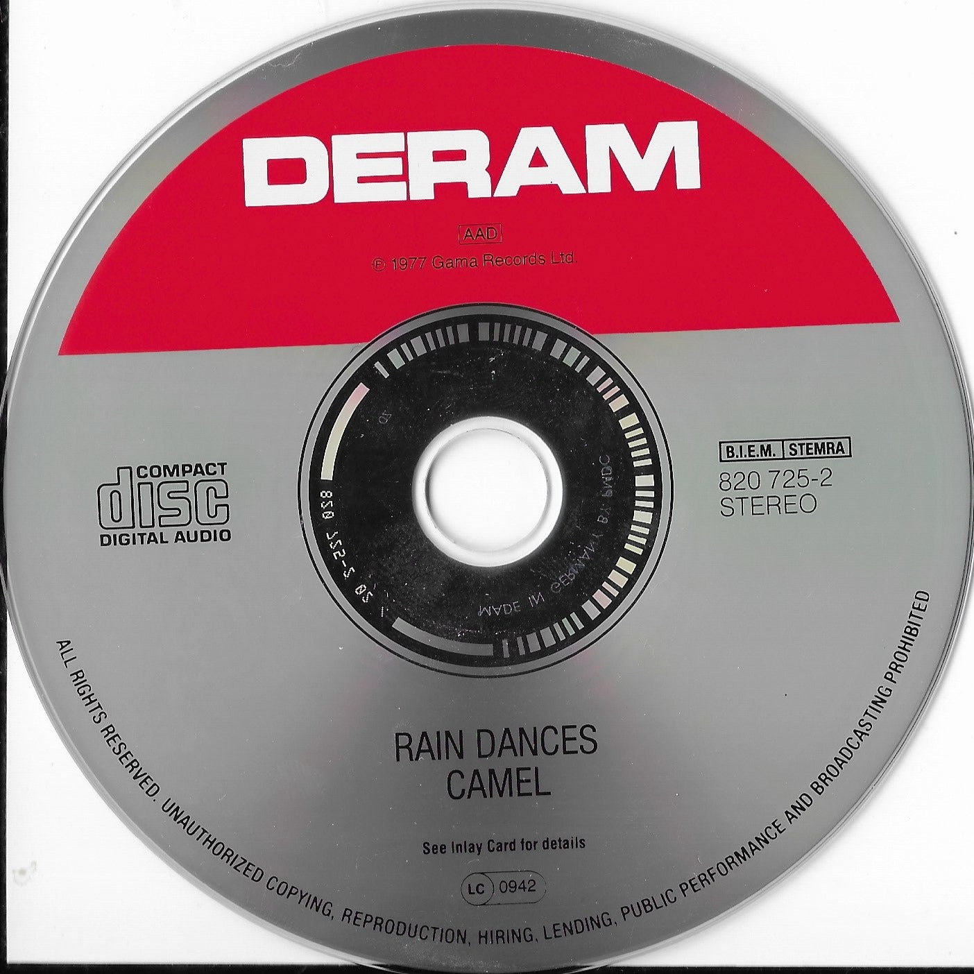 CAMEL - Rain Dances