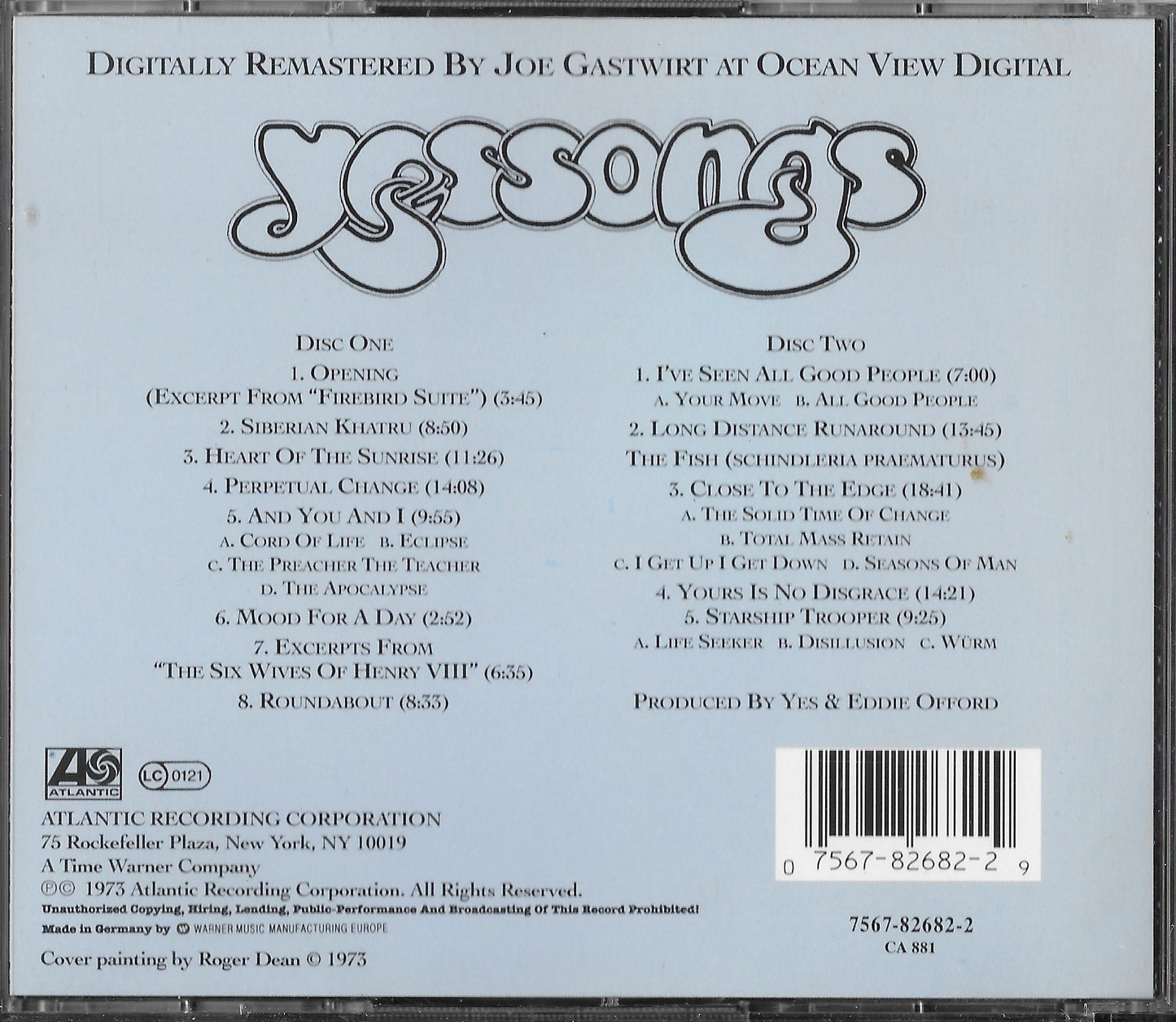 YES - Yessongs