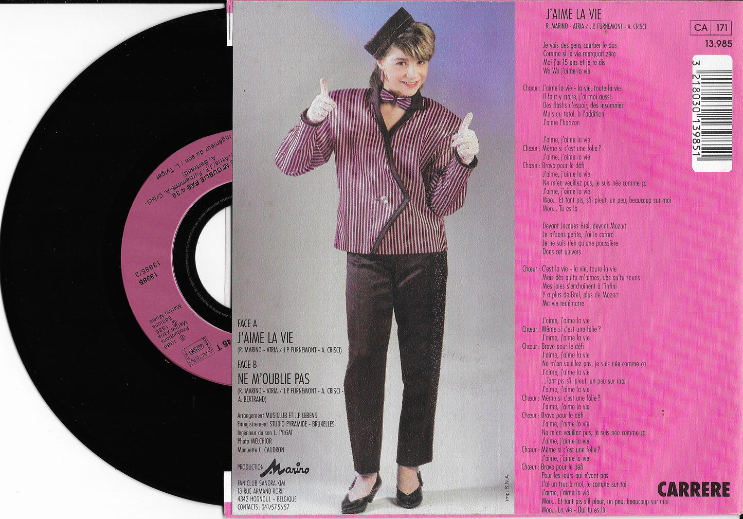 SANDRA KIM - J'aime La Vie