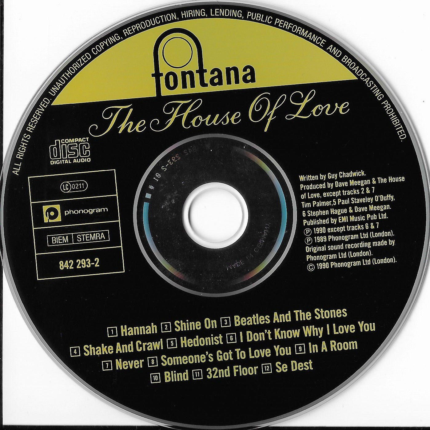 THE HOUSE OF LOVE - The House Of Love