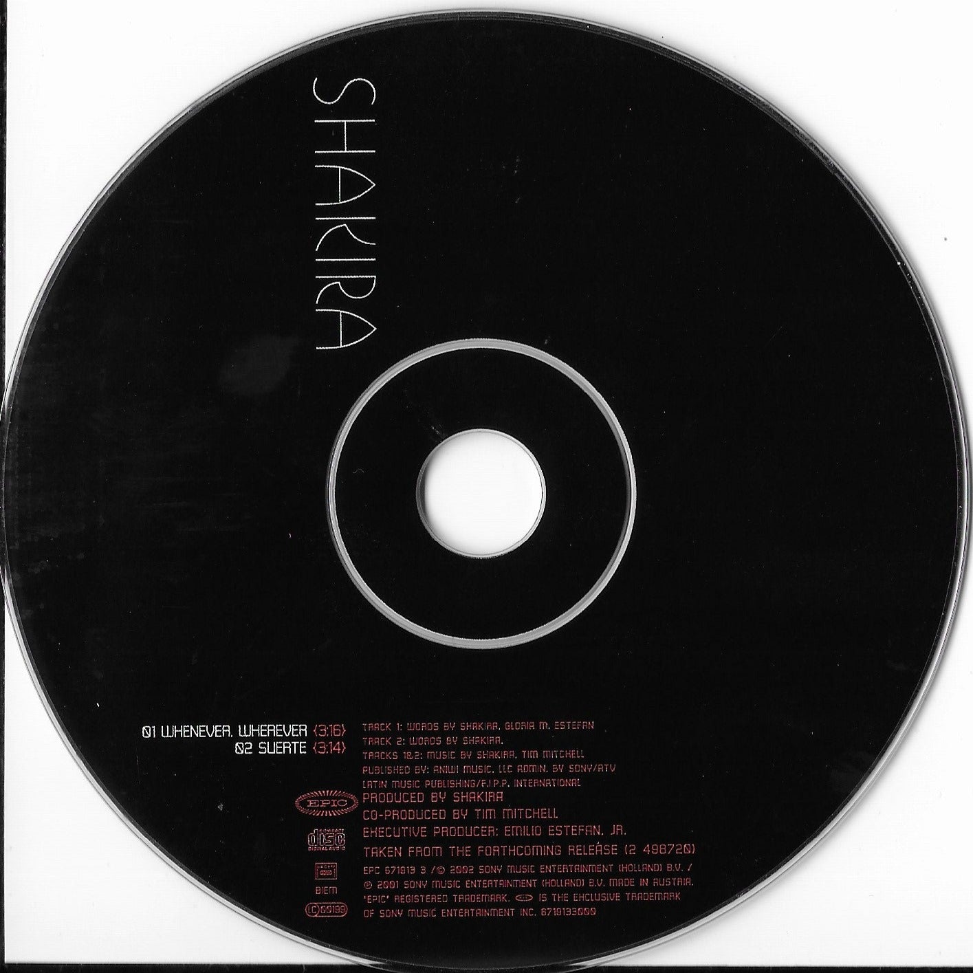 SHAKIRA - Whenever, Wherever