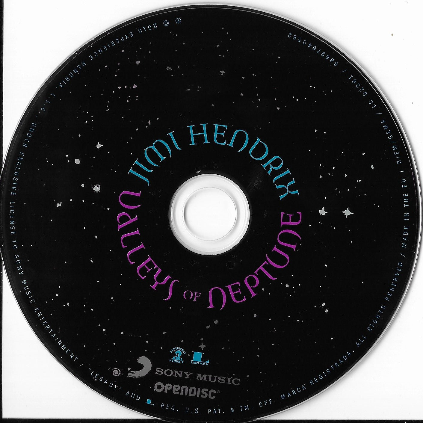 JIMI HENDRIX - Valleys Of Neptune (digipack)