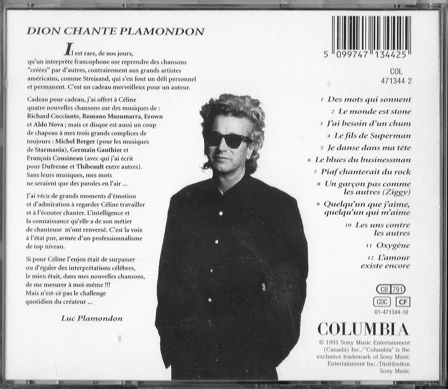 CELINE DION - Des Mots Qui Sonnent