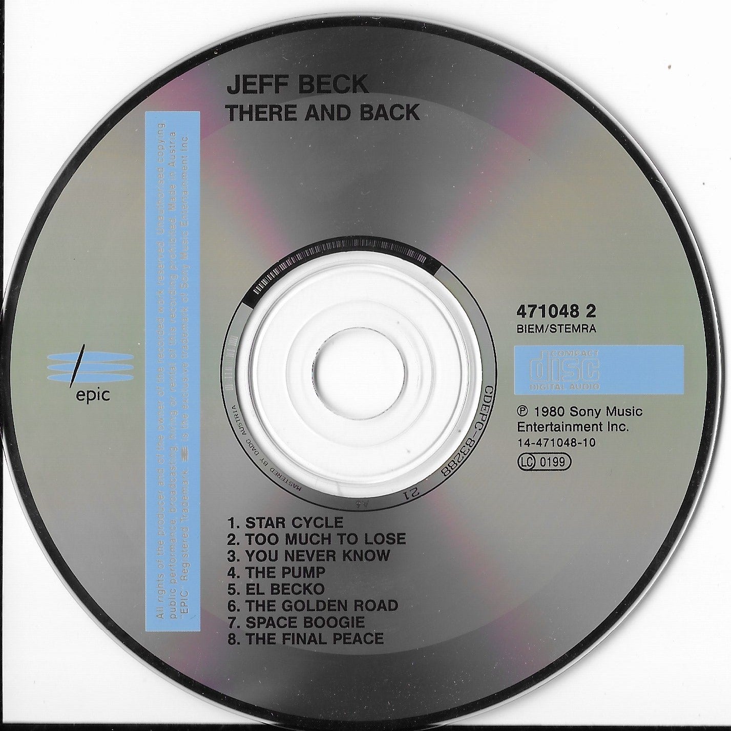 JEFF BECK - There And Back