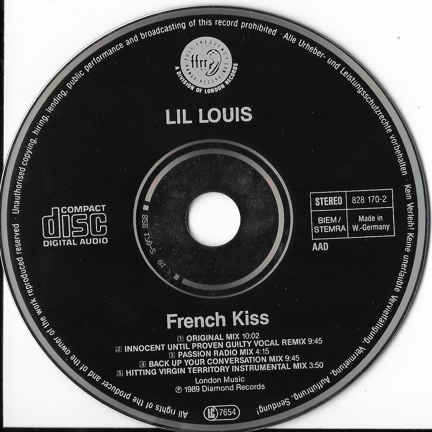 LIL LOUIS - French Kisses (The Complete Mix Collection E.P.)