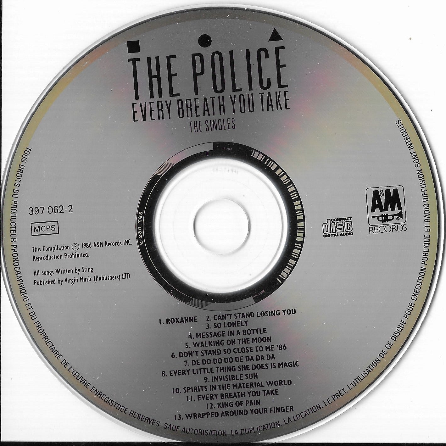 THE POLICE - Every Breath You Take (The Singles)