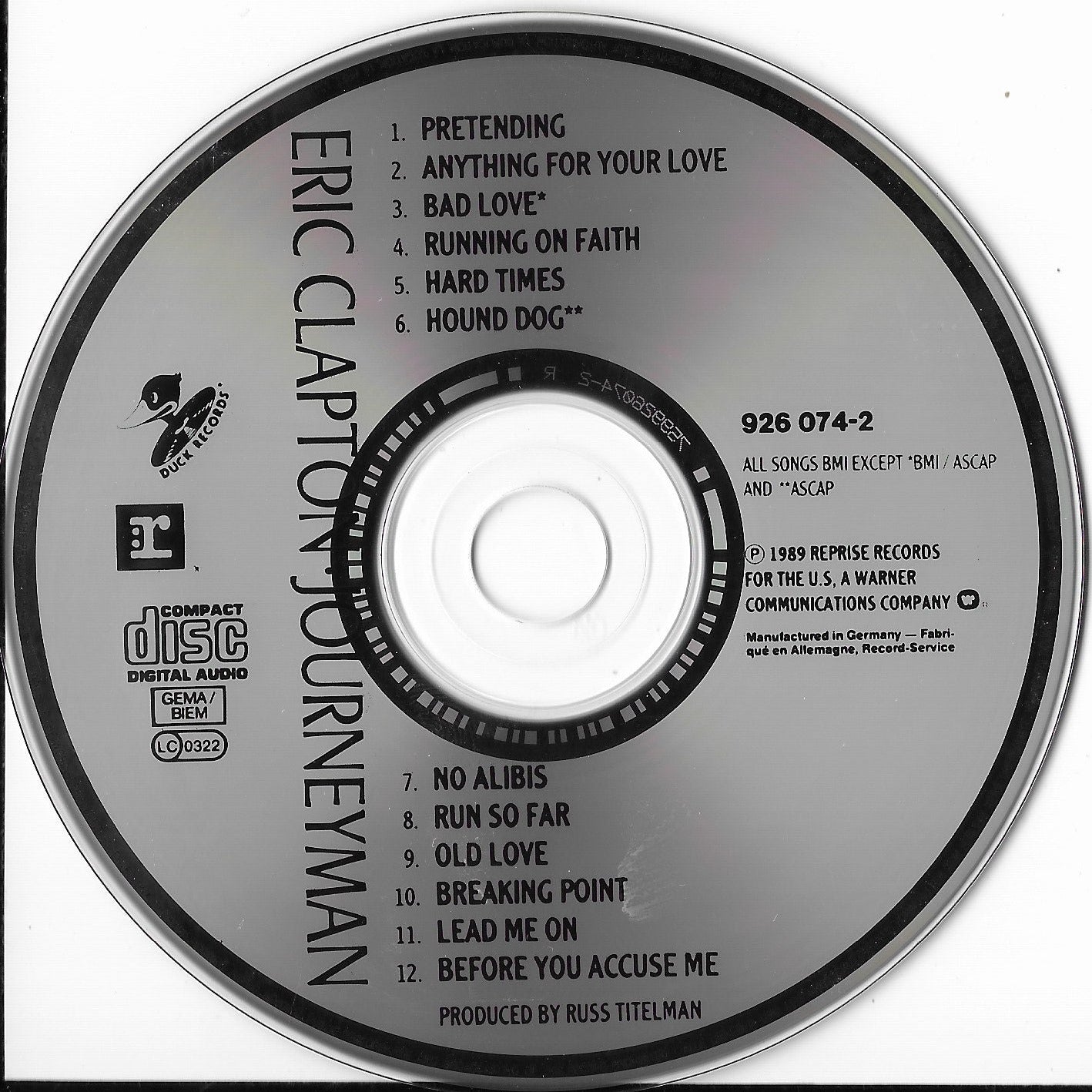ERIC CLAPTON - Journeyman