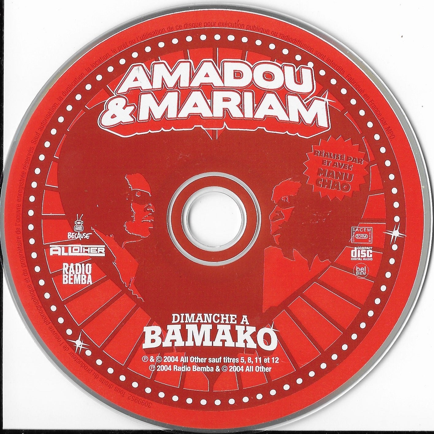 AMADOU & MARIAM - Dimanche À Bamako