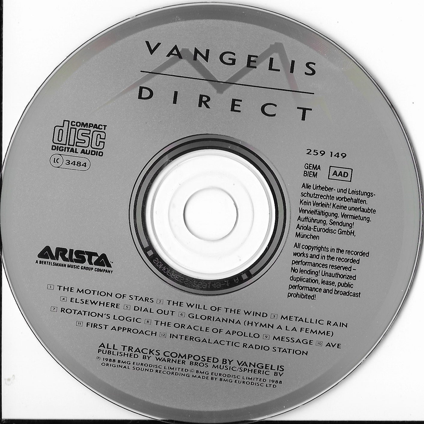 VANGELIS - Direct
