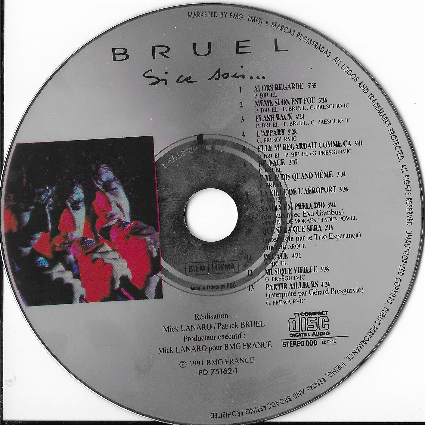 PATRICK BRUEL - Si Ce Soir...